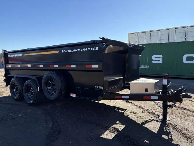 2026 SOUTHLAND 7X14 17.5K Dump Trailer W/ High Sides, Barn Gate & in Turner, ME