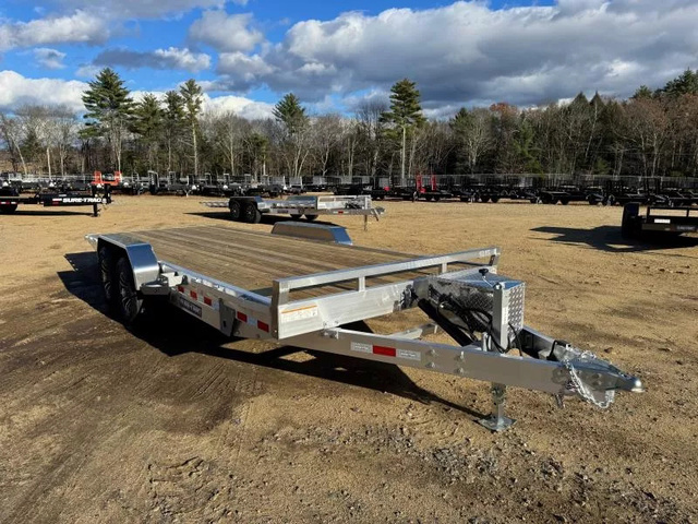 2026 SURE-TRAC 7X20 Aluminum 10K Power Tilt Equipment Trailer W/R in Turner, ME