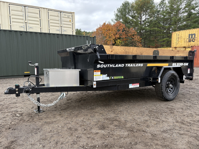 2026 SOUTHLAND 5X10 5.7K Dump Trailer W/Tarp Kit & Ramps in Turner, ME
