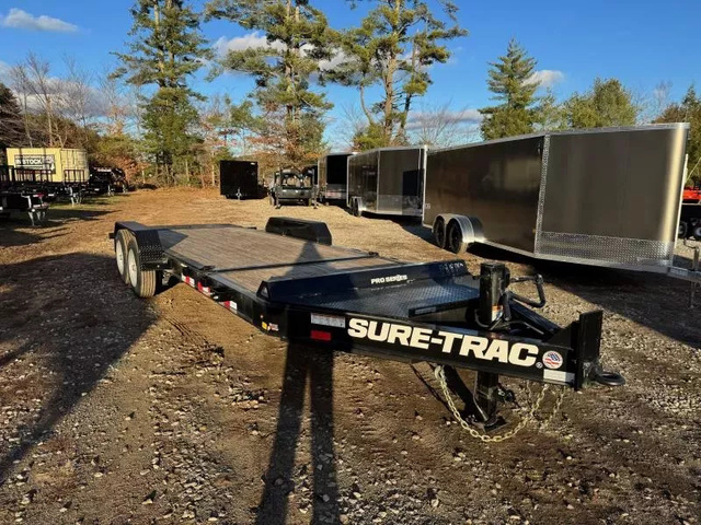 2026 SURE-TRAC 7X16+4 HD Partial Tilt 17.6K Equipment Trailer W/I in Turner, ME