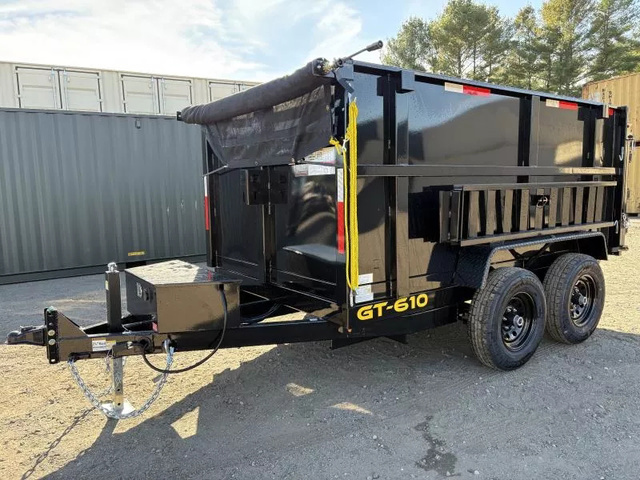 2026 GRIFFIN 6X10 10K Powder Coat Hydraulic Dump Trailer W/48 in Turner, ME