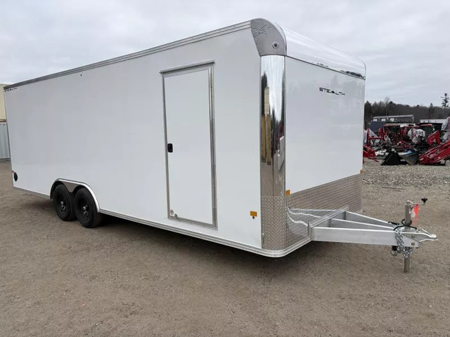 2026 STEALTH 8.5X24 10K Aluminum Enclosed Car Hauler W/Extra He in Turner, ME