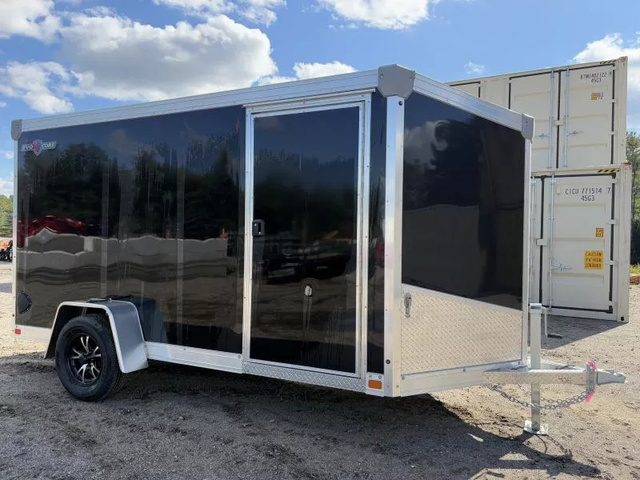 2026 IDEAL CARGO 6X12 Galvanized Enclosed Cargo Trailer W/Spare Tir in Turner, ME