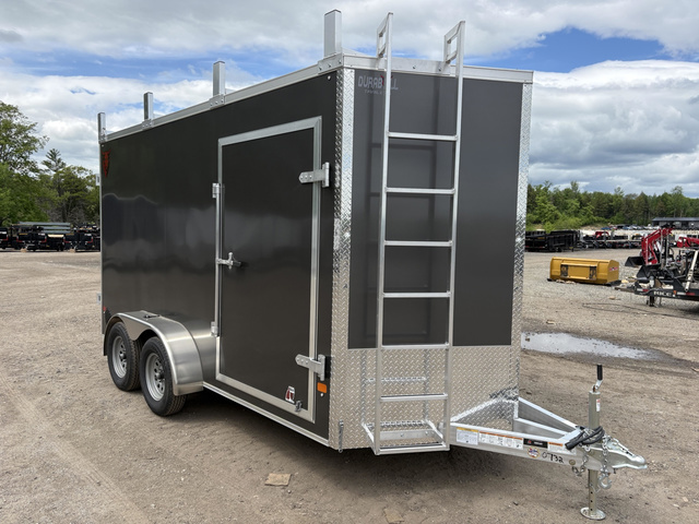 2026 DURABULL 7X14 Aluminum Enclosed Cargo Trailer W/Contractor in Turner, ME