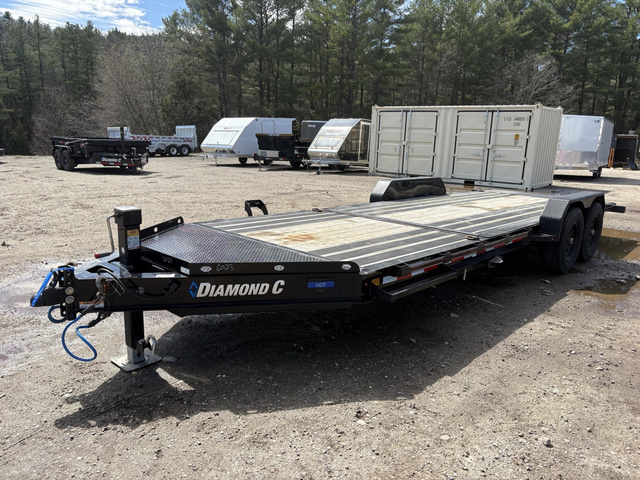 2025 DIAMOND C 7X22 15K Tilt Deck Equipment Trailer W/ 6 Station in Turner, ME