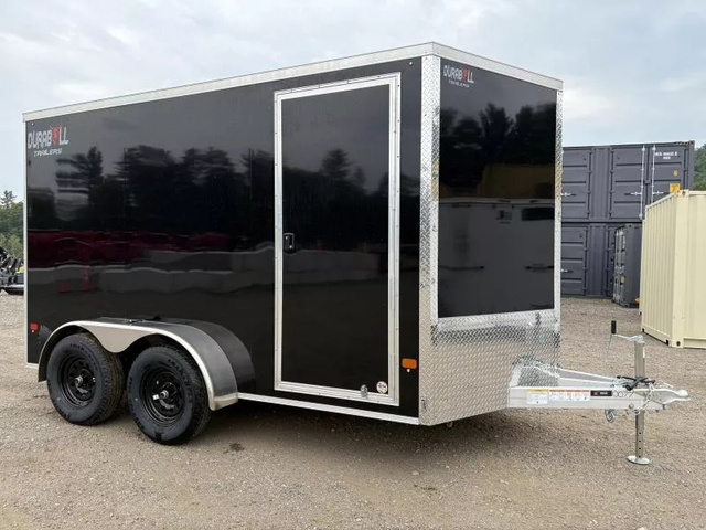 2026 DURABULL 7X12 Aluminum Enclosed Cargo Trailer W/Rear Ramp & in Turner, ME