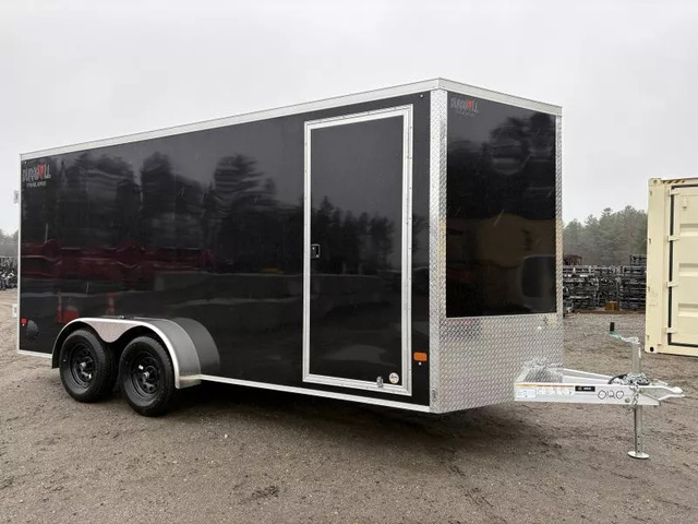 2026 DURABULL 7X16 Aluminum Enclosed Cargo Trailer W/Barn Doors in Turner, ME