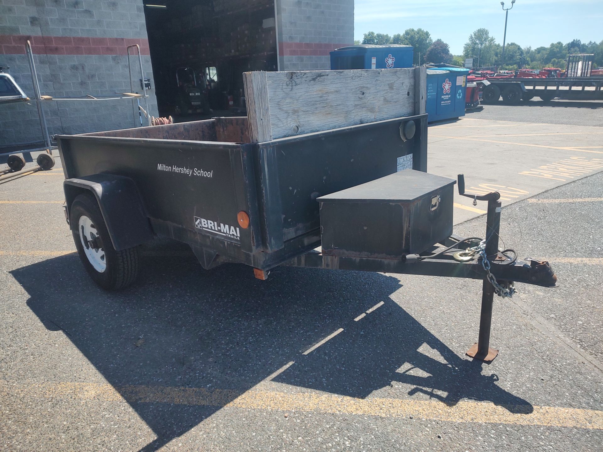 2002 USED UNITS 5x8 BRI-MAR Dump Trailer in Harrisburg, PA