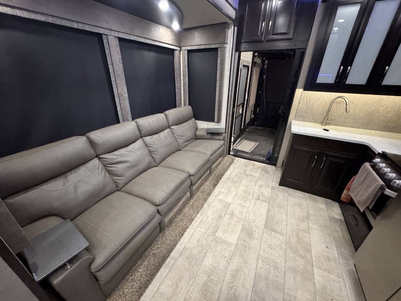 A photo of this 2019 Grand Design Momentum M-CLASS 328M