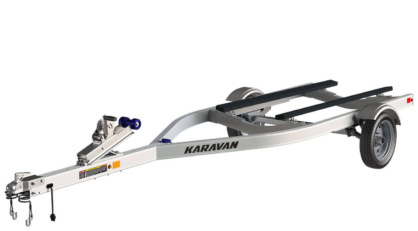 A photo of this 2026 Karavan Trailers Single Watercraft Aluminum Trailers