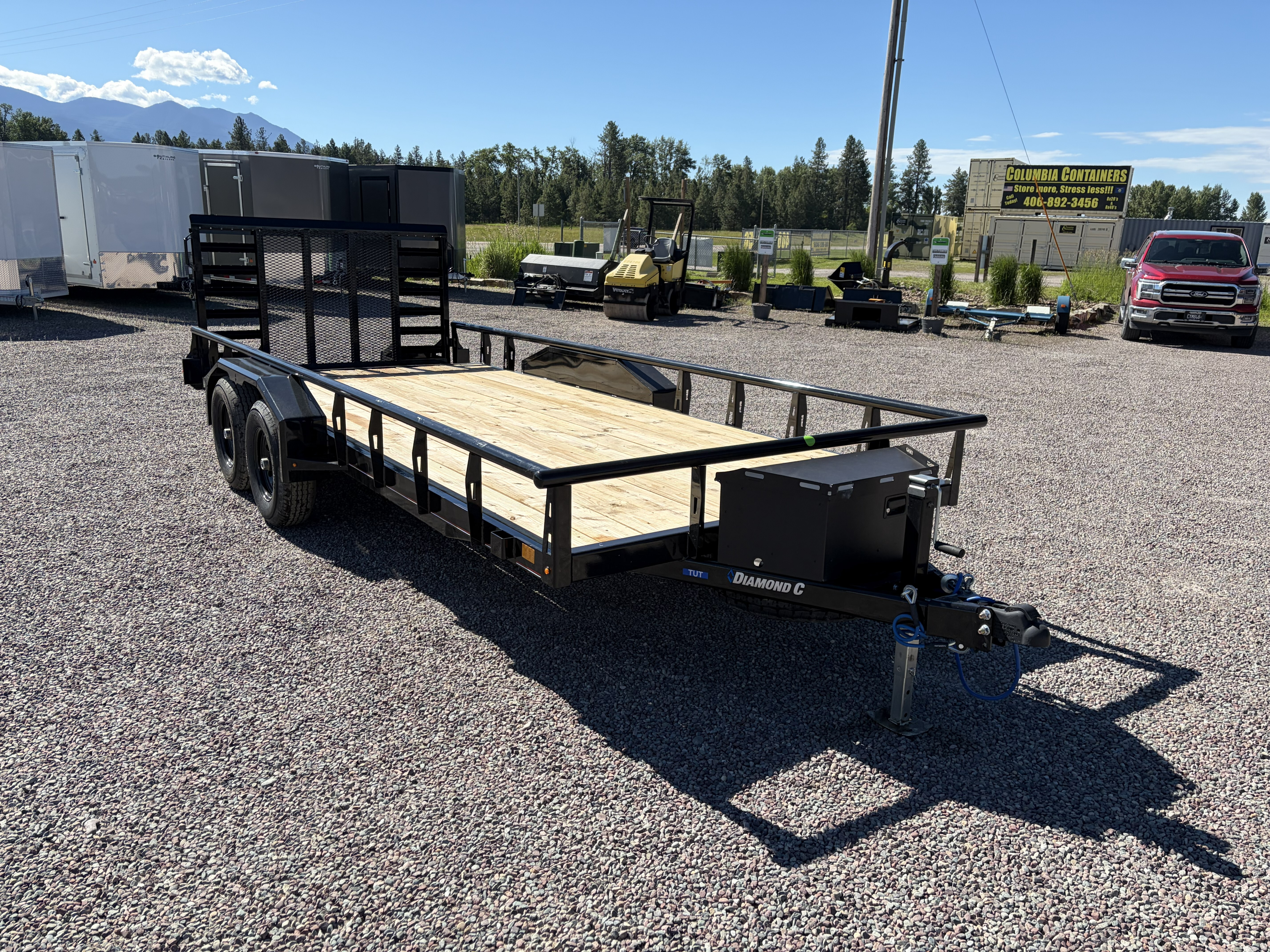 2026 DIAMOND C 18' Utility Trailer (10k) in Columbia Falls, MT