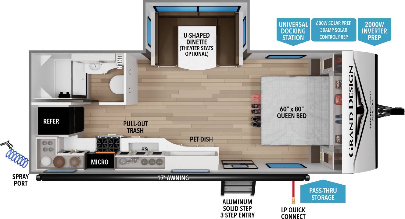 A photo of this 2027 Grand Design Transcend XPLOR 20MKX
