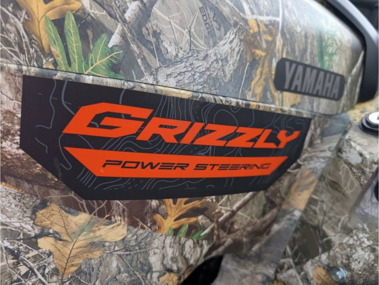 A photo of this 2025 Yamaha Grizzly EPS Camo