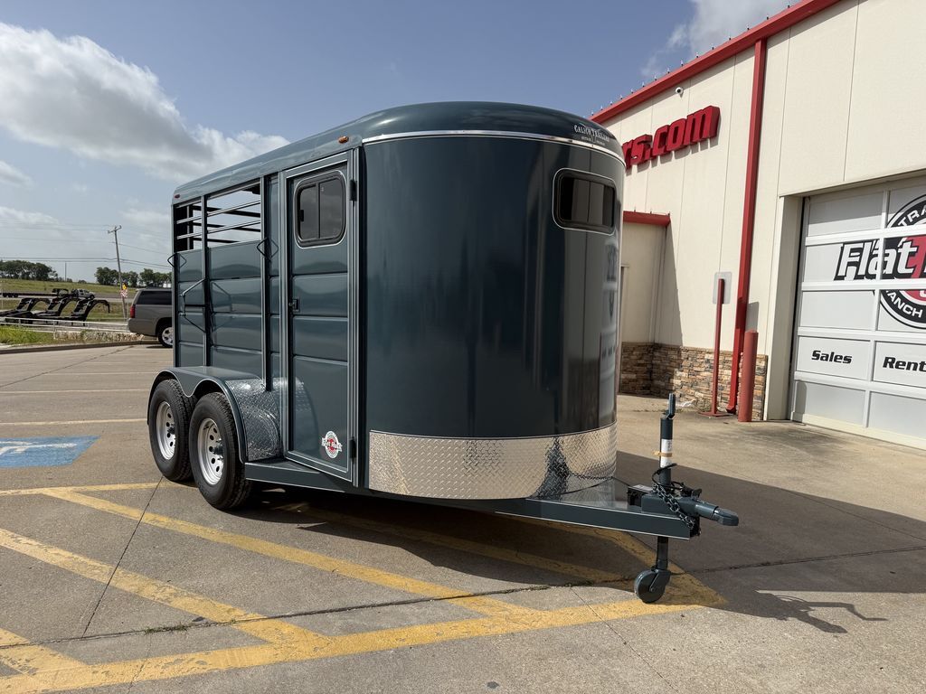2026 Calico Trailers 12' 2 Horse Slant Trailer - Blue Granite in Hewitt, TX