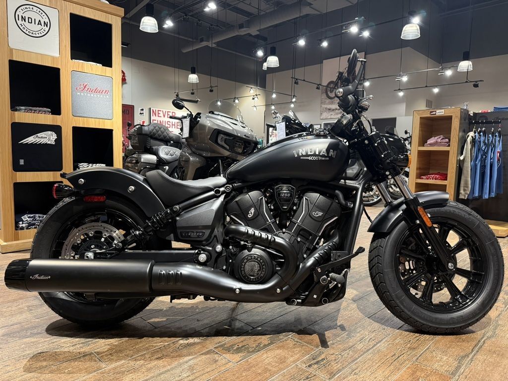 2026 Indian Motorcycle® Scout® Bobber Limited +Tech Black Smoke BOBBER in Hagerstown, MD