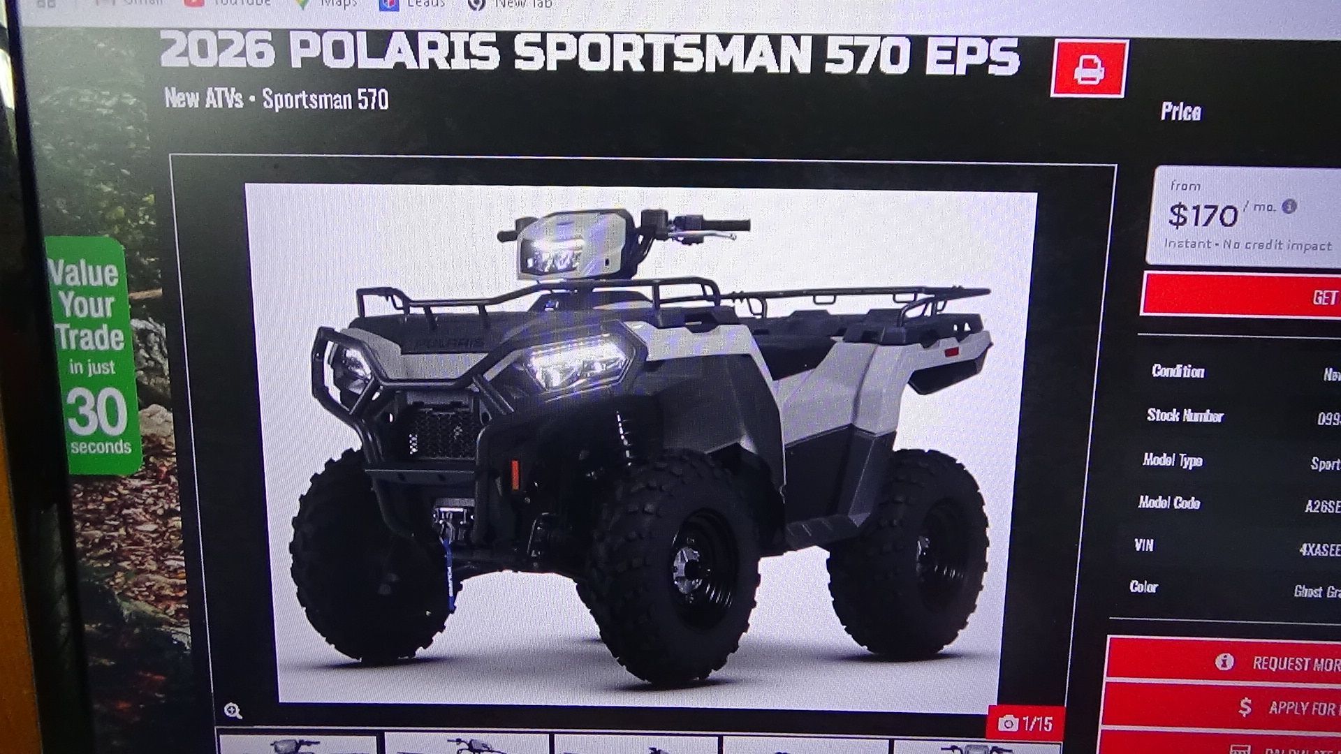 2026 Polaris Sportsman 570 EPS in bennington VT