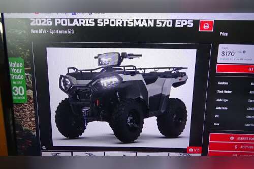 2026 Polaris Sportsman 570 EPS in bennington VT