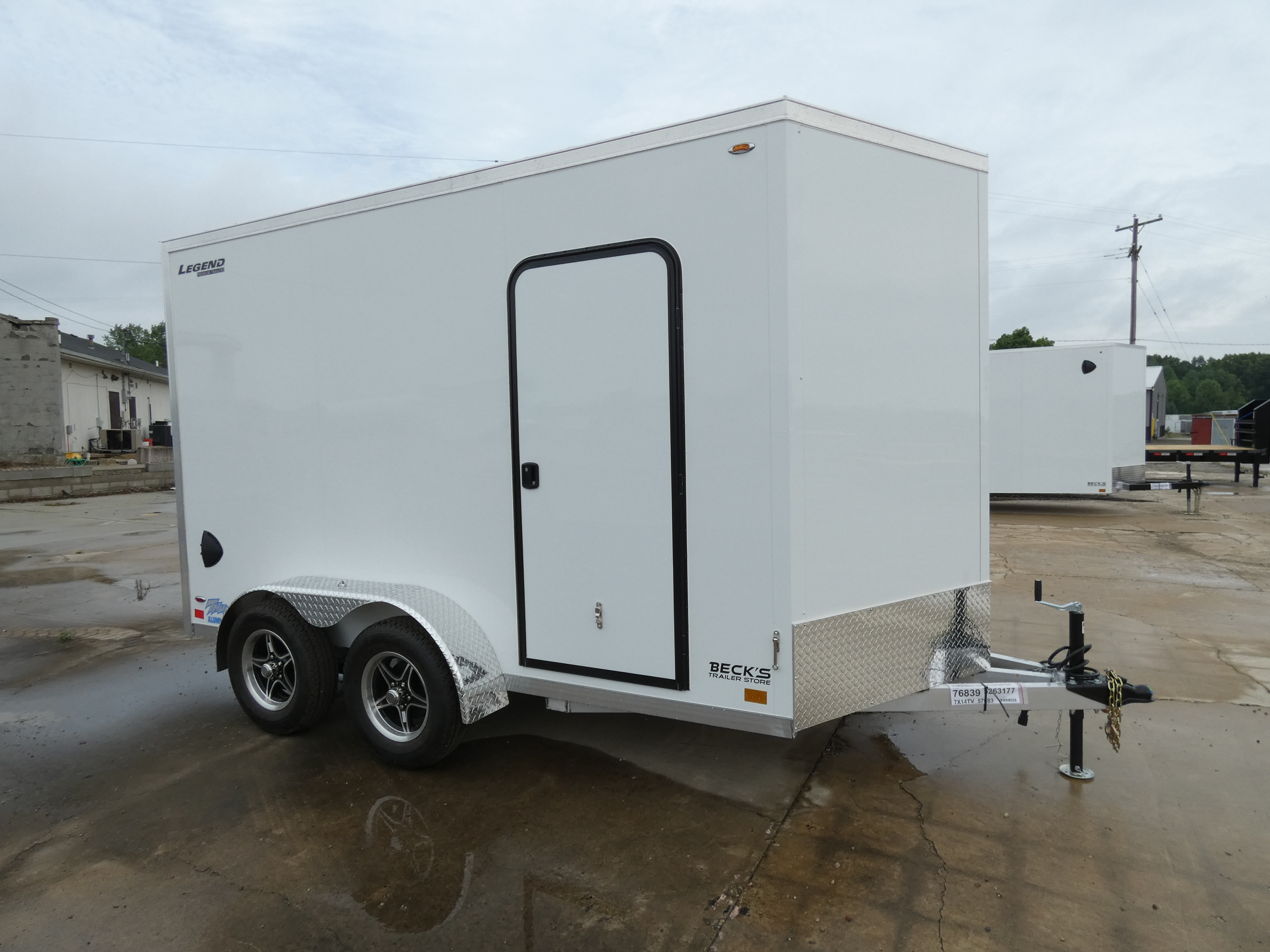 2027 Legend Trailers Thunder V-Nose 7' x 14' Aluminum Enclosed Cargo Trailer in Saint Johns, MI
