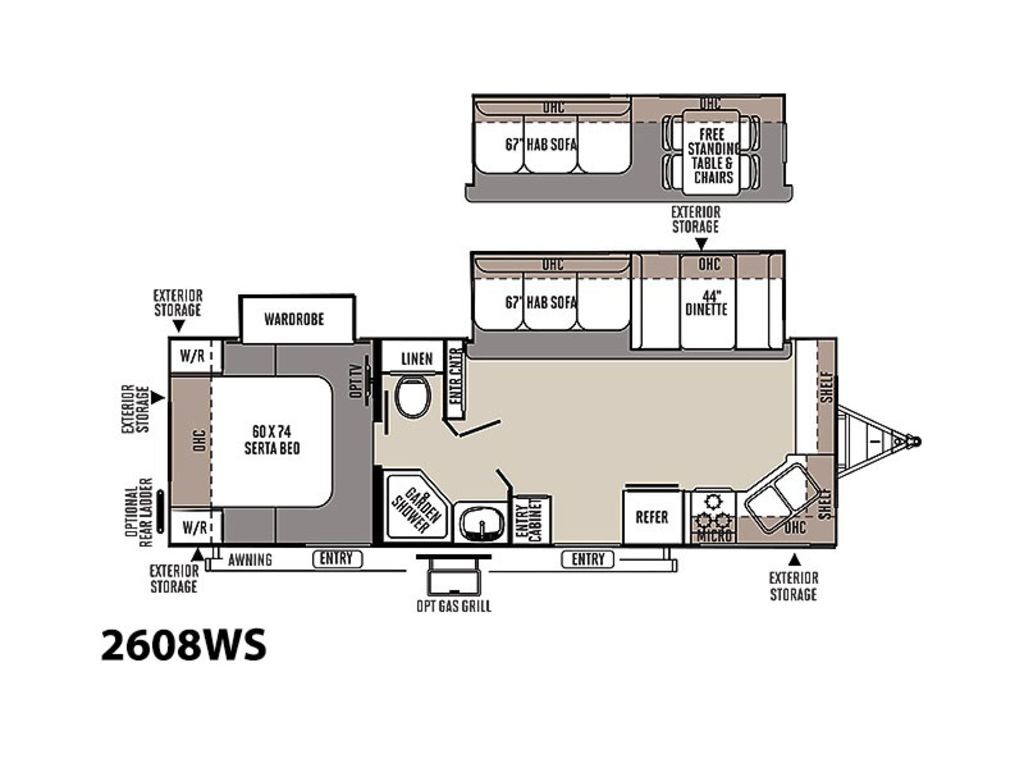2015 Forest River Rockwood Ultra Lite 2608WS in rockford IL