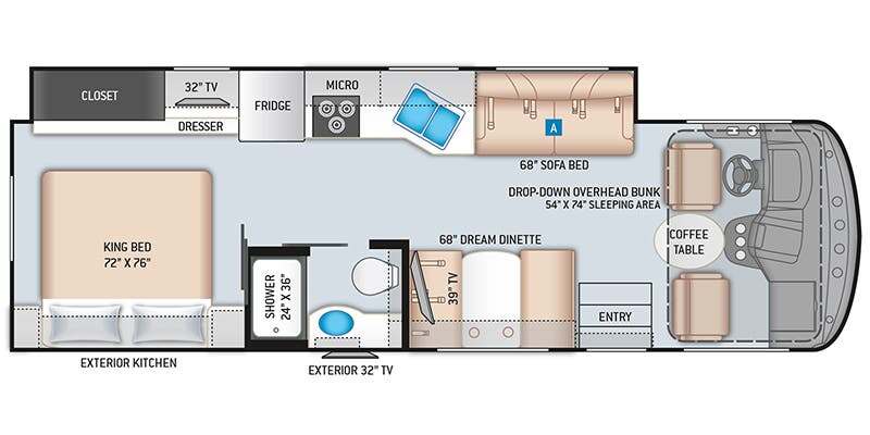 2022 Thor Motor Coach WINDSPORT 29M in dover FL