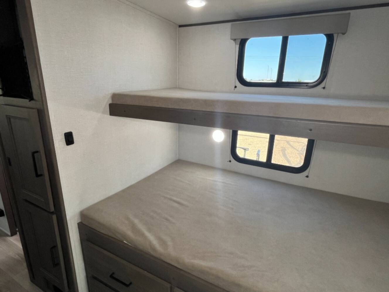 A photo of this 2026 Grand Design Transcend 335BHT