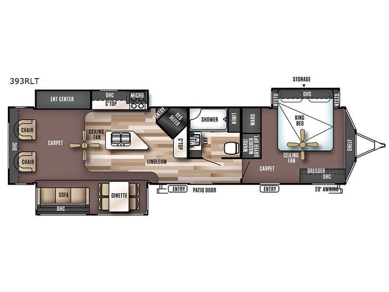 2017 Forest River Rv Wildwood 393RLTS in kingston NH