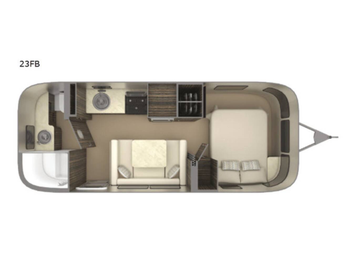 A photo of this 2019 Airstream International Signature 23FB