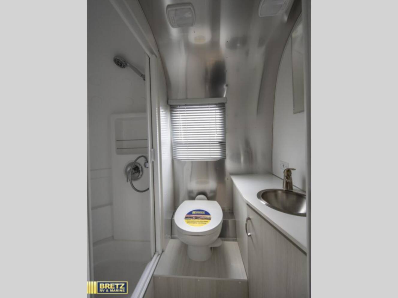 A photo of this 2023 Airstream Bambi 20FB