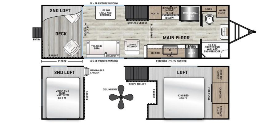 2025 Coachmen Catalina Destination 18RDL in lakeview OH