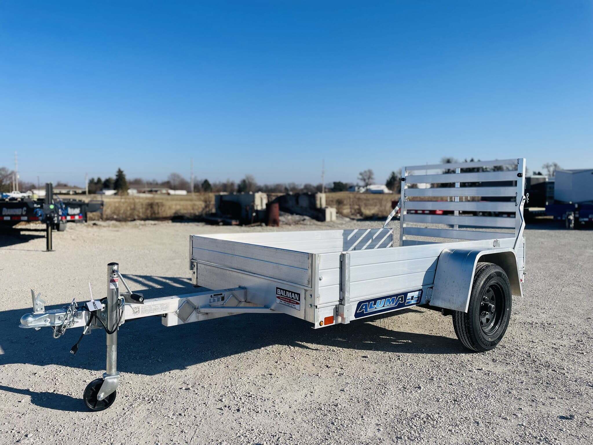 2027 Aluma 548ESA-S-TG 54" X 8' ALUMA UTILITY - SOLID FRONT AND SI in Goodfield, IL