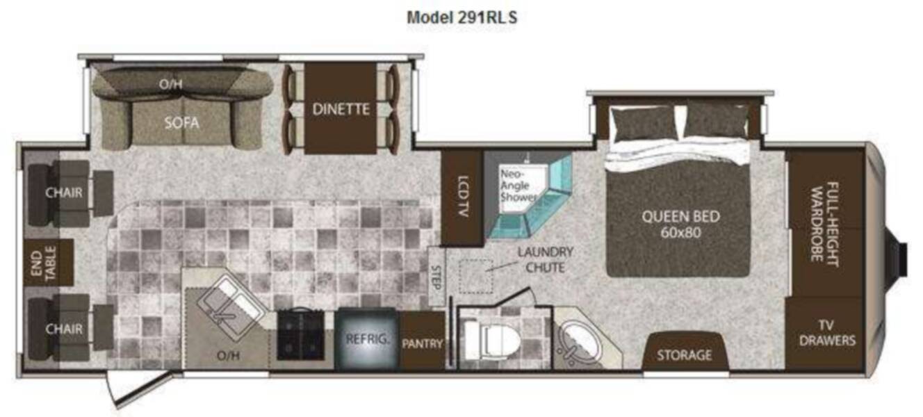 A photo of this 2012 Keystone Rv Cougar High Country 291RLS