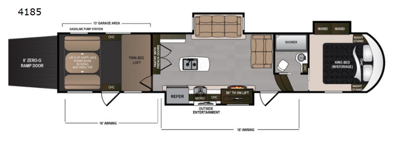 2019 Dutchmen Rv Voltage V4185 in menifee CA