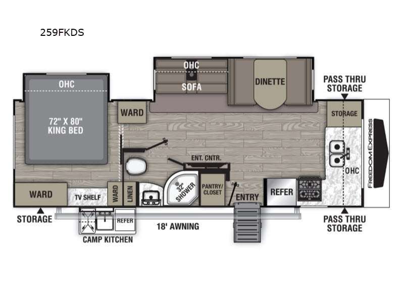 2021 Coachmen Rv Freedom Express Ultra Lite 259FKDS in coldwater MI