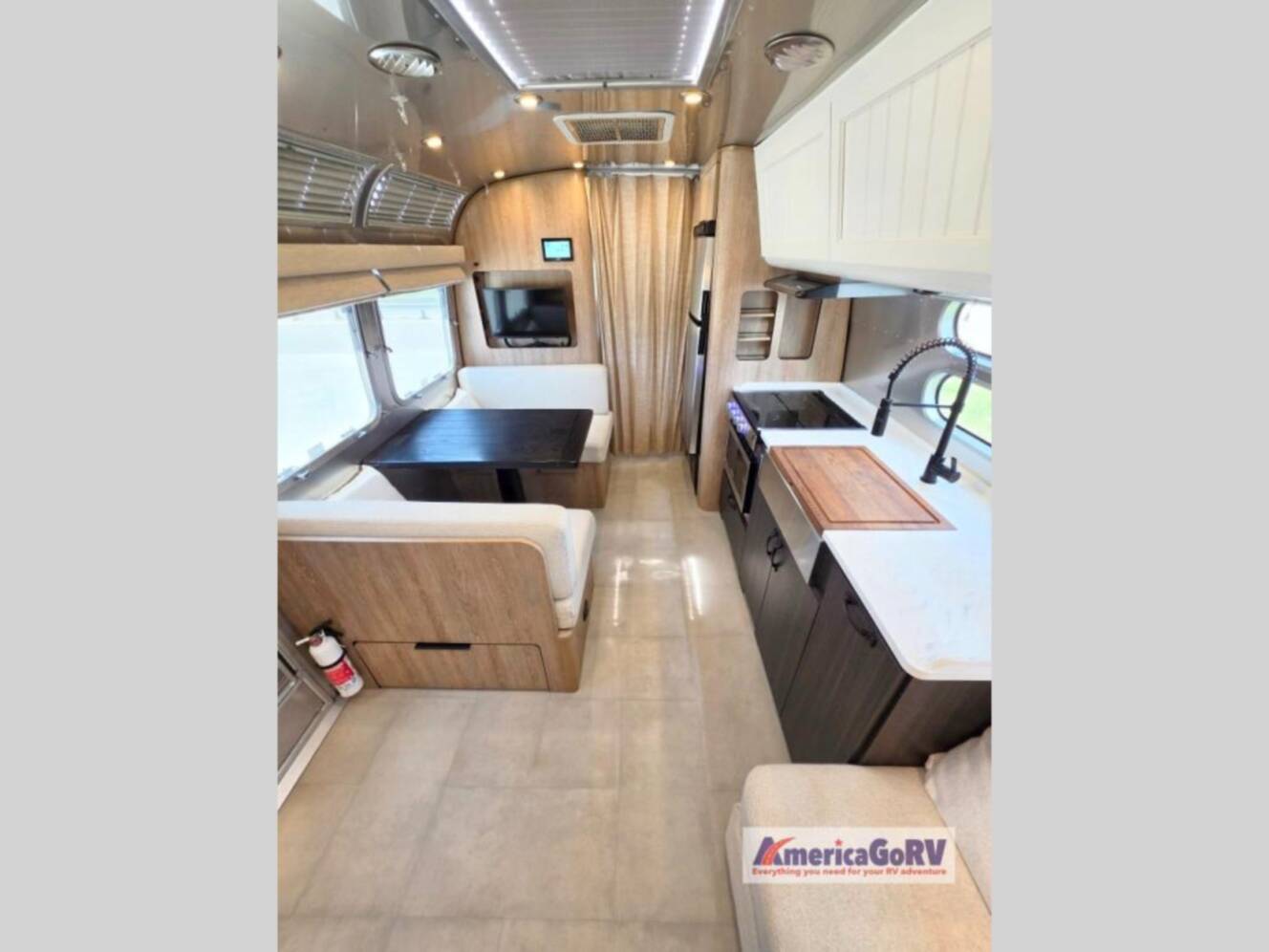 A photo of this 2023 Airstream Pottery Barn Special Edition 28RB