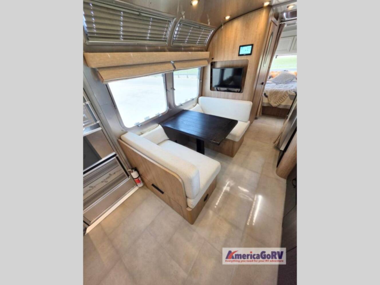 A photo of this 2023 Airstream Pottery Barn Special Edition 28RB