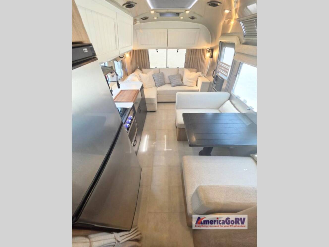 A photo of this 2023 Airstream Pottery Barn Special Edition 28RB