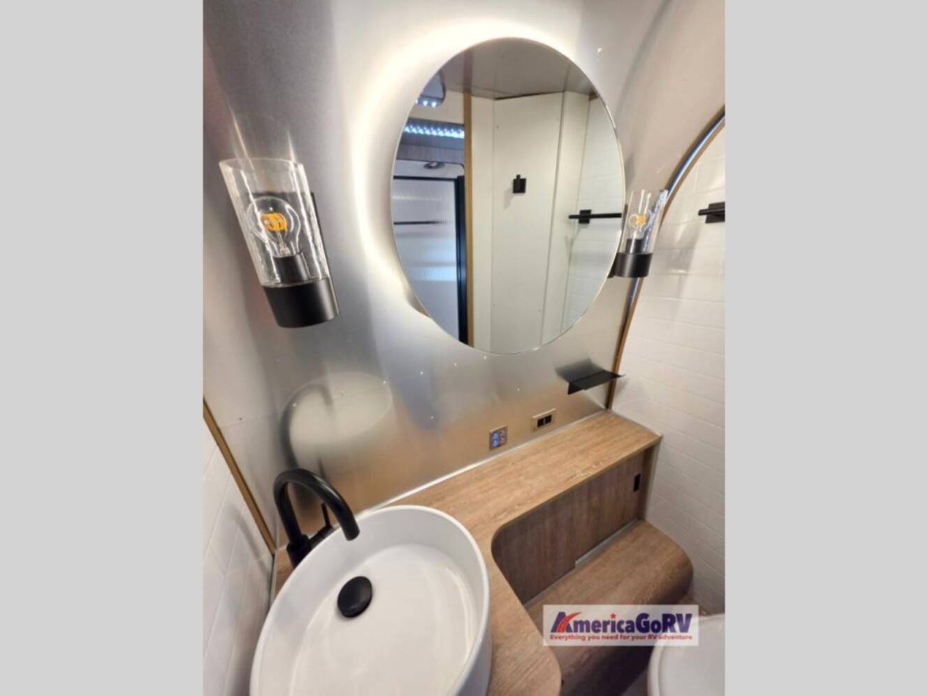 A photo of this 2023 Airstream Pottery Barn Special Edition 28RB
