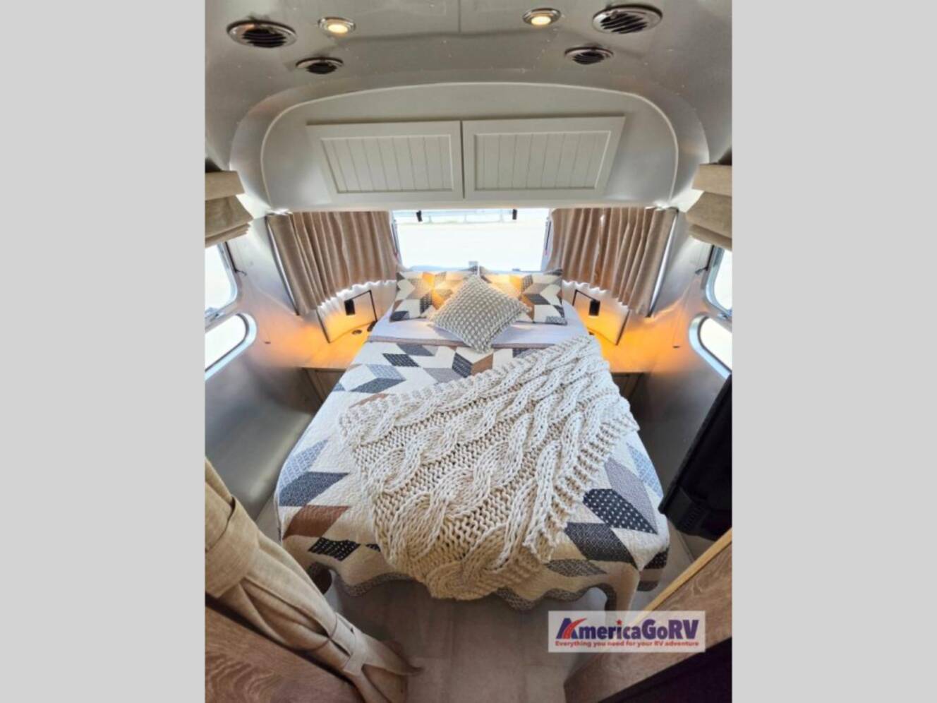 A photo of this 2023 Airstream Pottery Barn Special Edition 28RB