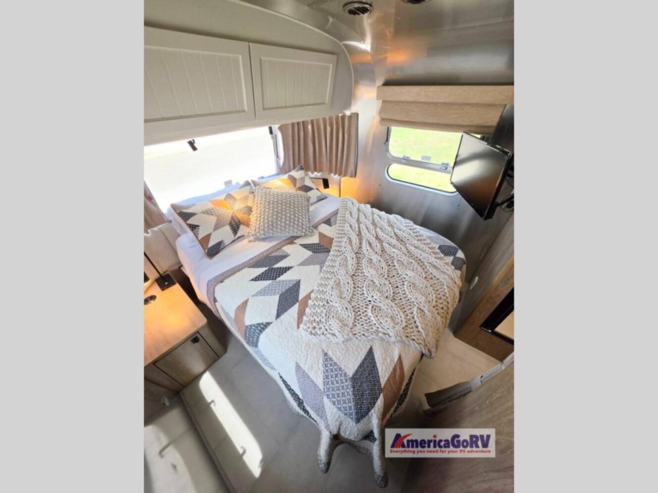 A photo of this 2023 Airstream Pottery Barn Special Edition 28RB