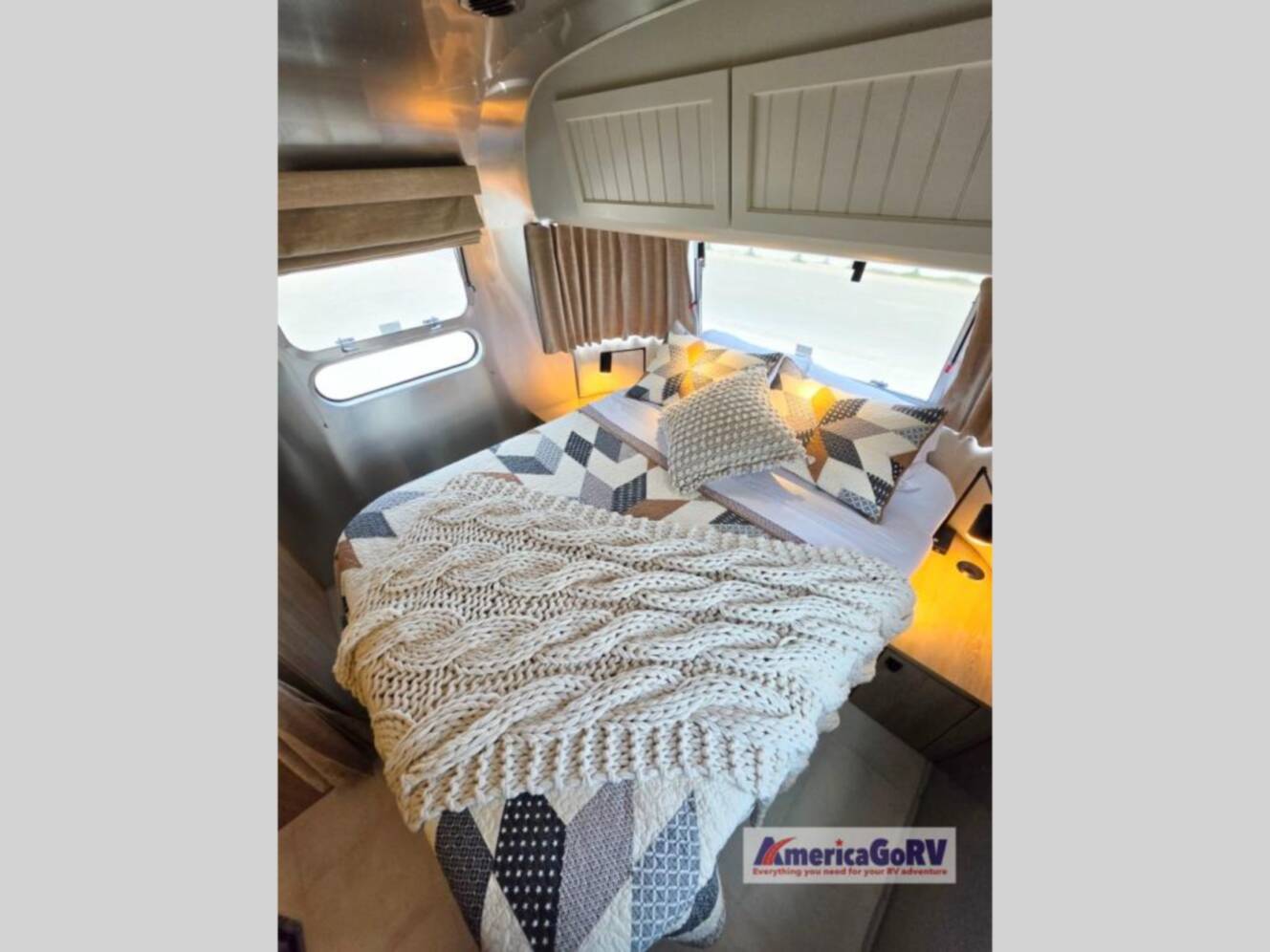 A photo of this 2023 Airstream Pottery Barn Special Edition 28RB