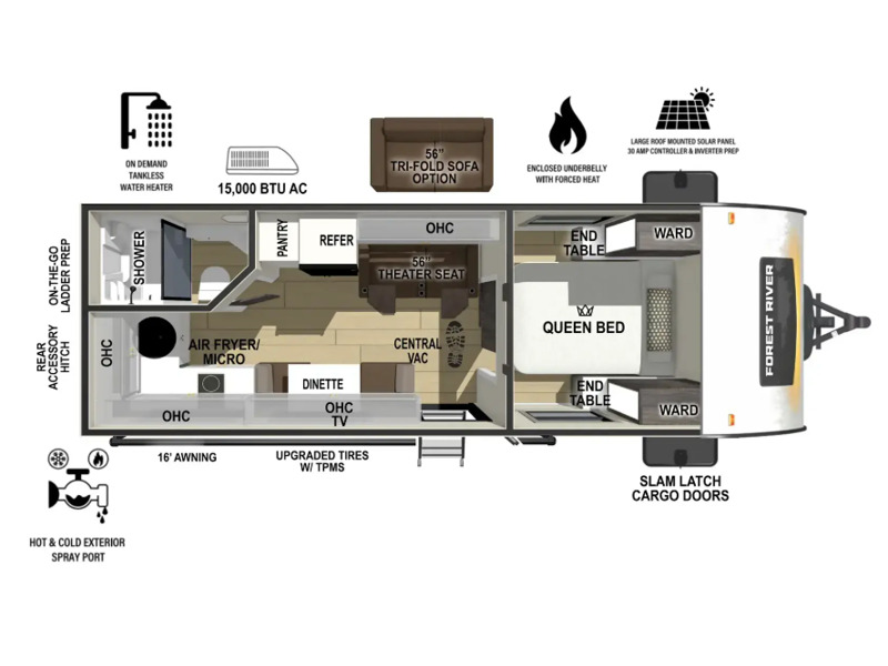 2027 Forest River Rv R Pod 205 RP-205 in walton KY