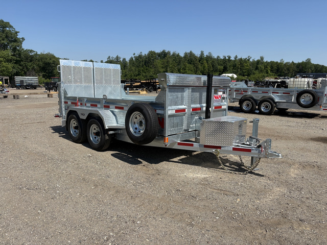 2026 N&N 6X12 10K Galvanized Dump Trailer W/Spare Tire, Mou in Turner, ME