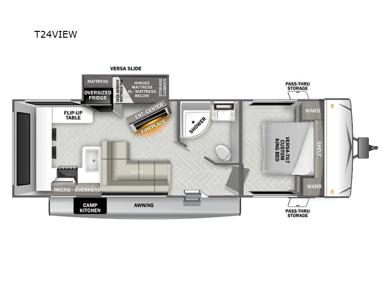 A photo of this 2024 Forest River Rv WILDWOOD GRAND LODGE 42VIEW
