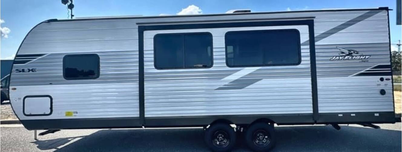 A photo of this 2026 Jayco JAY FLIGHT SLX 265MWS