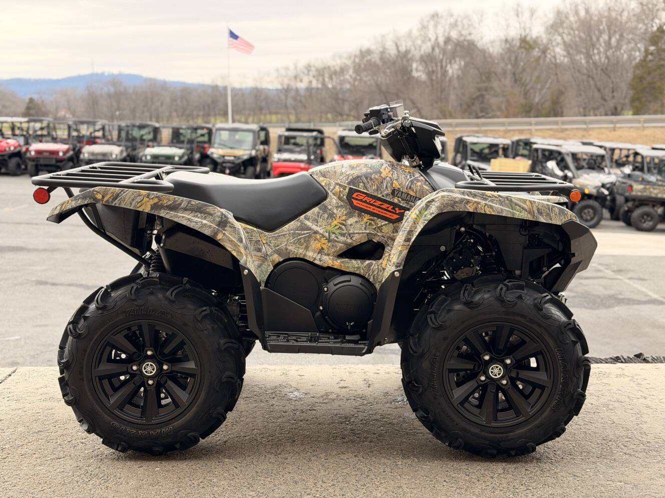 A photo of this 2026 Yamaha Grizzly EPS Camo
