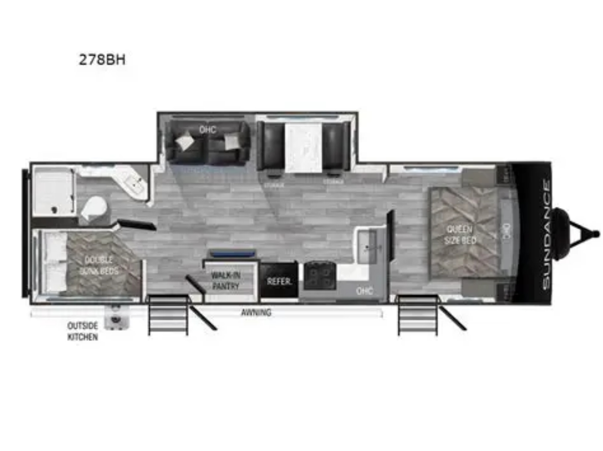 A photo of this 2023 Heartland SUNDANCE 278BH