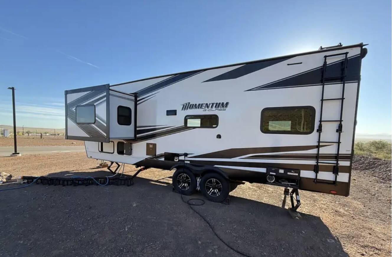 A photo of this 2022 Grand Design MOMENTUM G-CLASS 23G