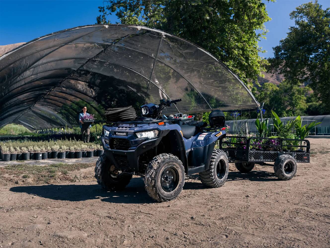 A photo of this 2026 Kawasaki Brute Force® 300