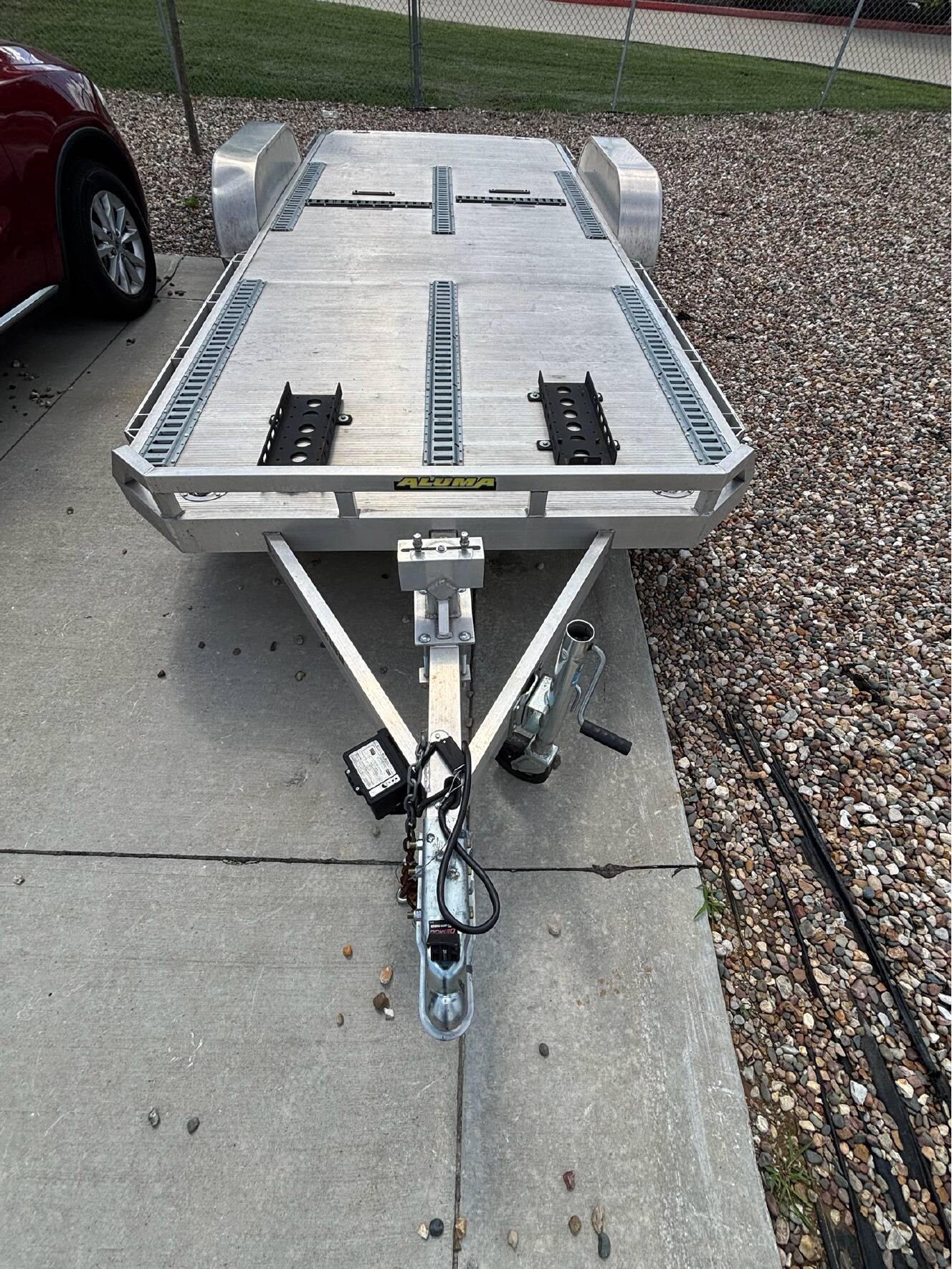 A photo of this 2021 Aluma 8218TA-EL-R-RTD