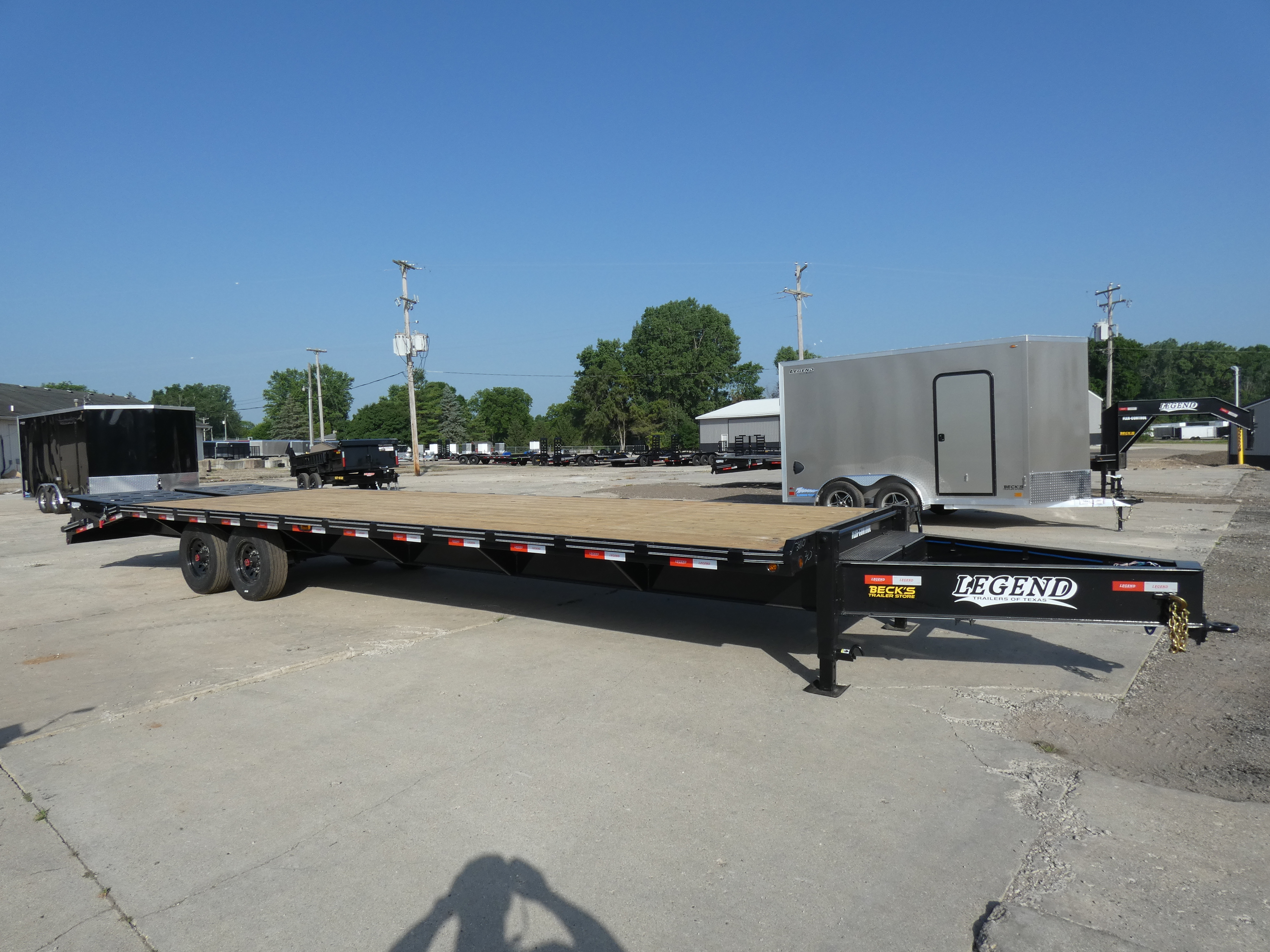 2026 Legend Trailers of Texas 102" x 30 Deckover Equipment Trailer For Sale - High Te in Saint Johns, MI